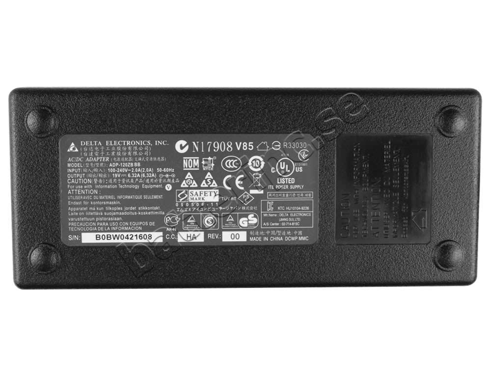 120W för Razer Blade RZ09-00830100-R3U1 AC Adapter Laddare