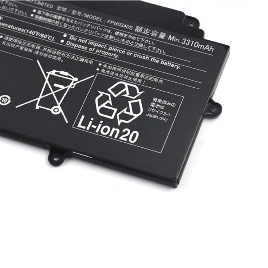 Batterier Fujitsu FPB0340 FPB0340S 3490mAh 50Wh