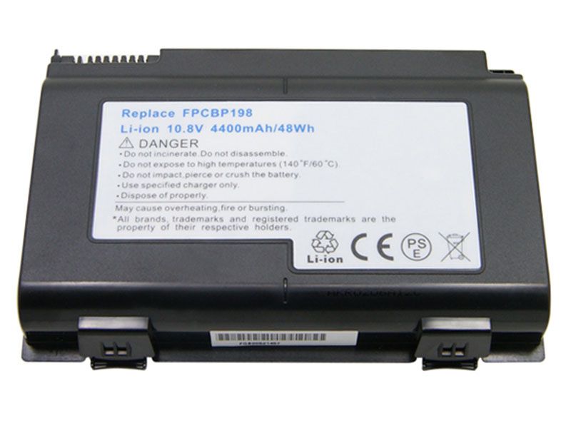 Batterier Fujitsu LifeBook A1220 A6210 4400mAh 48Wh - Klicka på bilden för att stänga
