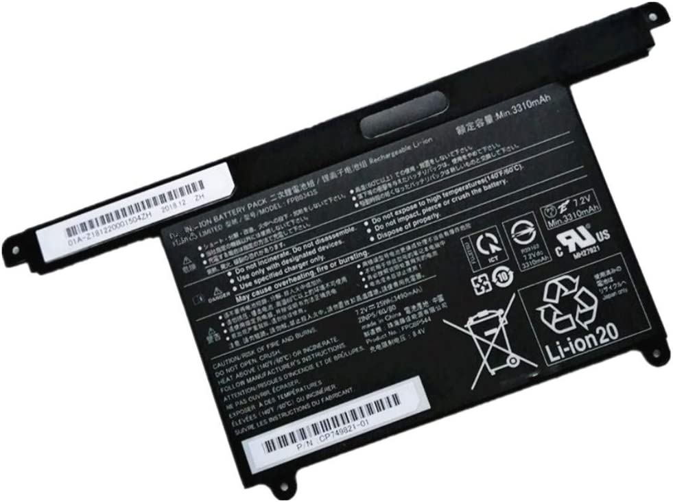 Batterier Fujitsu CP777632-01 CP749821-01 3490mAh 25Wh