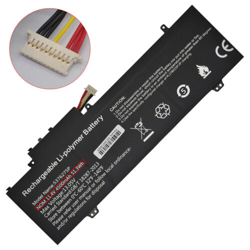 Batterier Gateway 5376275P 4500mAh 51.3Wh