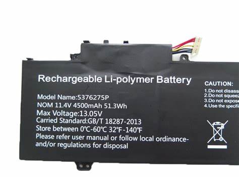 Batterier Gateway 5376275P 4500mAh 51.3Wh