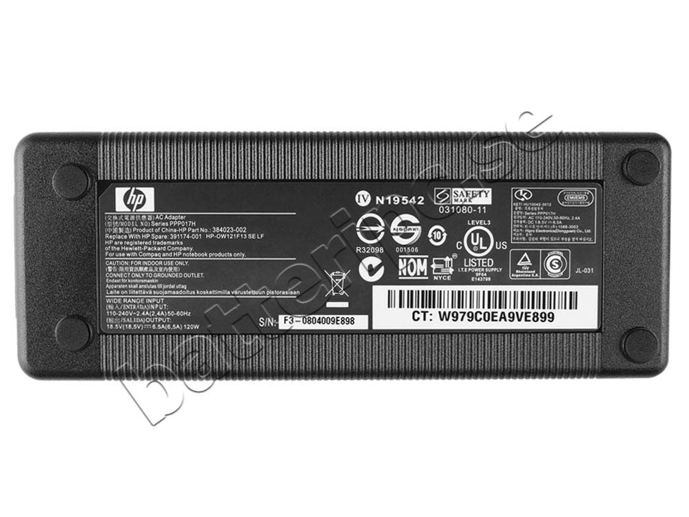 120W Original Adapter Laddare HP Envy 15-1019tx 15-1022tx