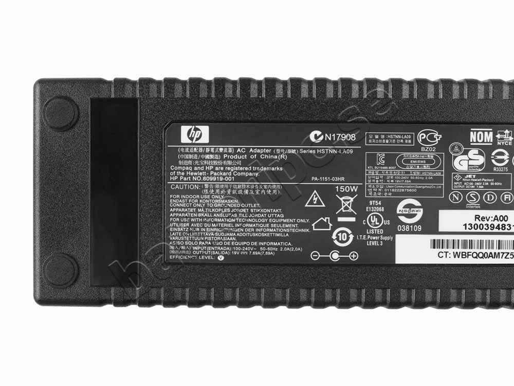 150W Adapter Laddare HP Compaq Proffs 4300 All-in-One 04000000021
