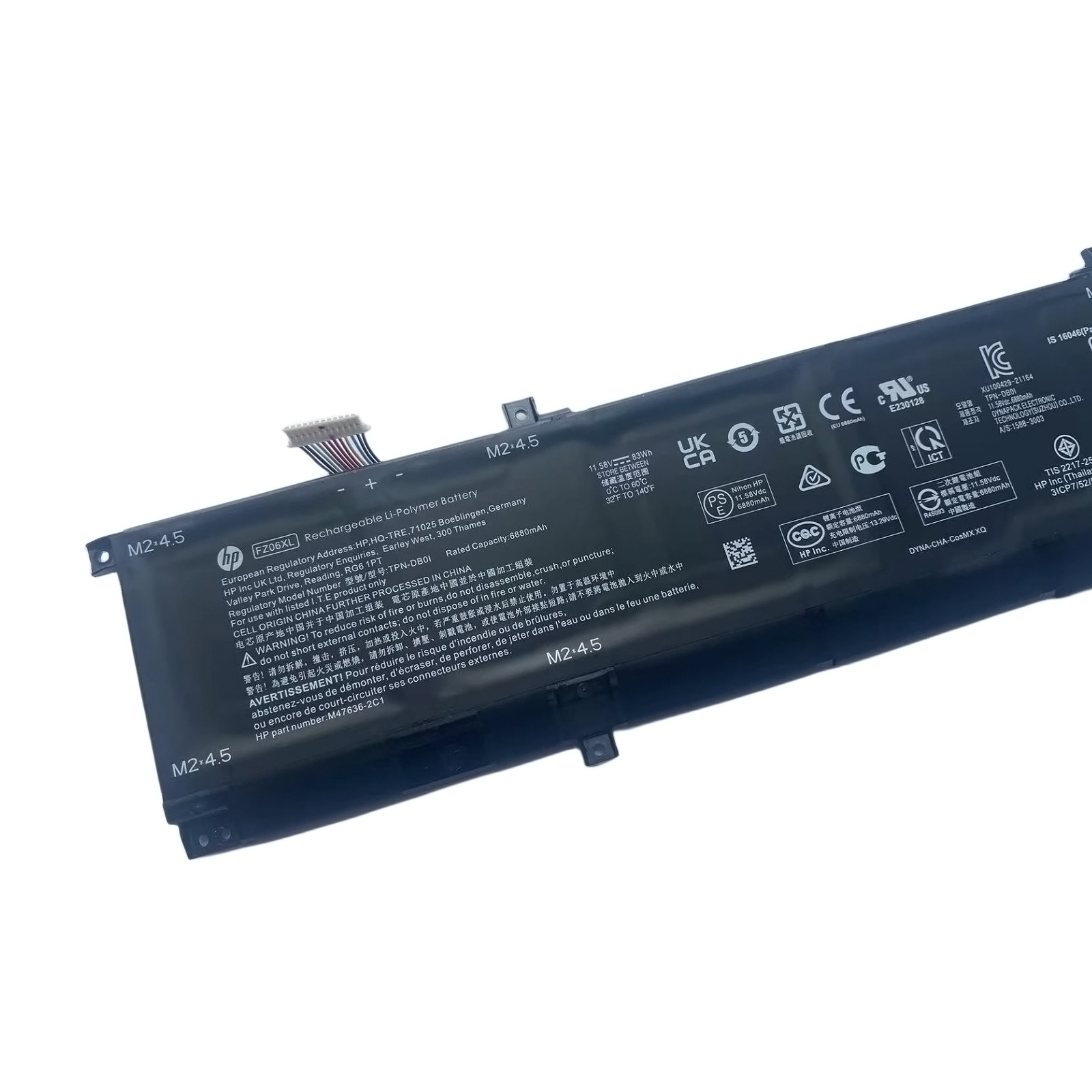Original Batterier HP Spectre x360 2-in-1 Laptop 16-f0000sl 6680mAh 83Wh