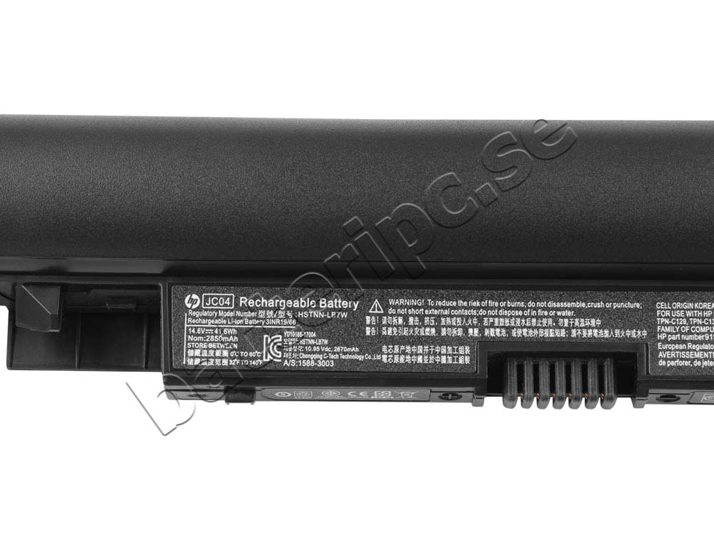 Original Batterier HP 919700-850 919701-850 2850mAh 41.6Wh
