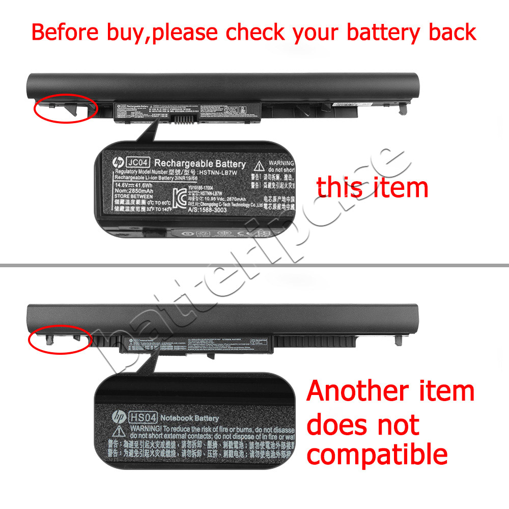 Original Batterier HP 919700-850 919701-850 2850mAh 41.6Wh