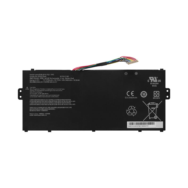 Batterier Haier Ctl Chromebook NL71TW 3700mAh 42.73Wh - Klicka på bilden för att stänga
