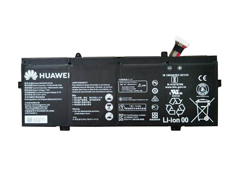 Original Batterier Huawei MagicBook 2019 7410mAh 56.3Wh