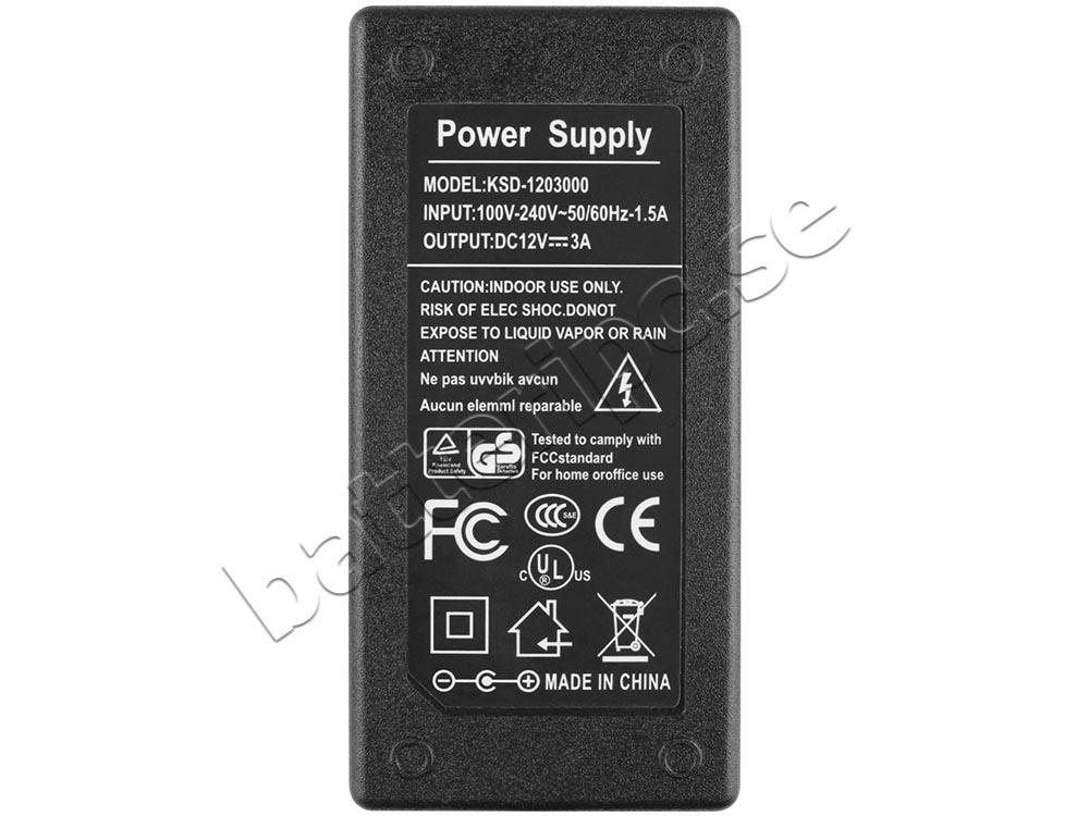 36W Laddare Medion Akoya E2292 AC Adapter