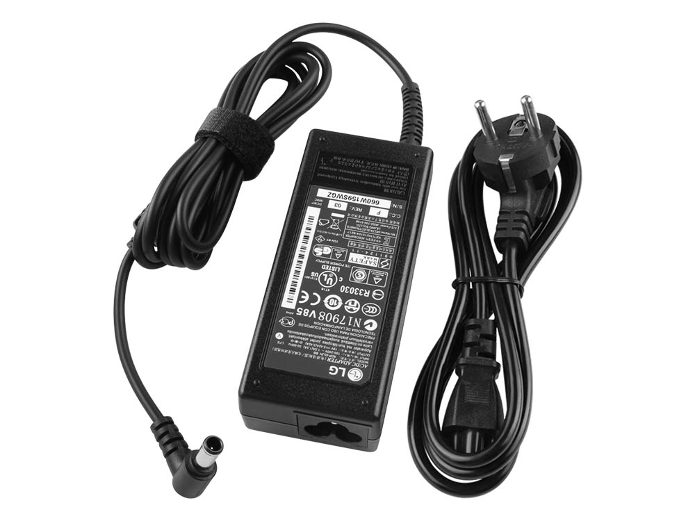 65W AC Adapter Laddare LG personal tv mt35s 24mt35s