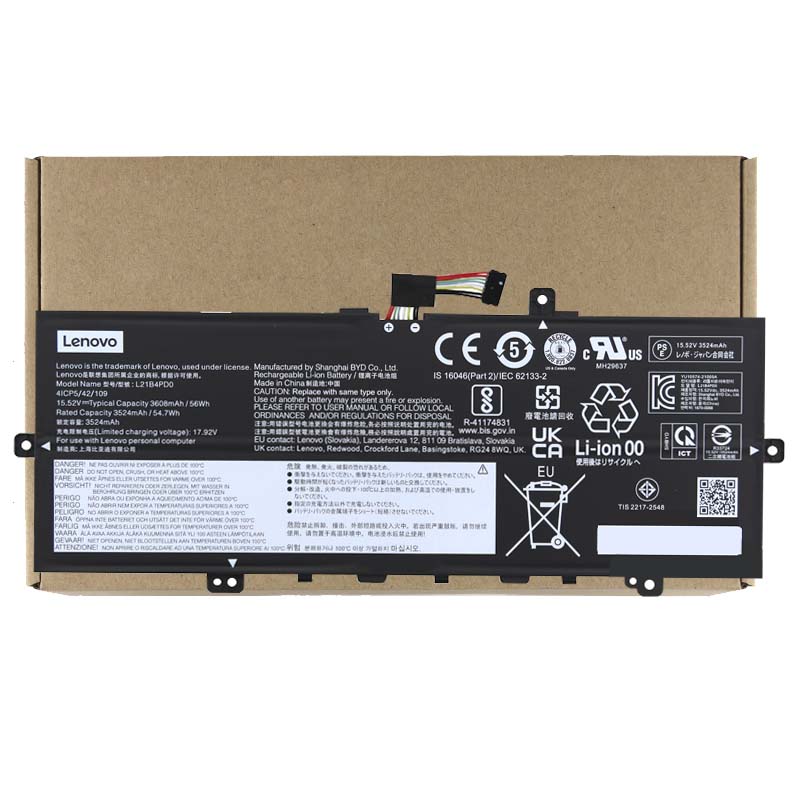 Original Batterier Lenovo 5B11N51729 5B11N51725 5B11N51750 3608mAh 56Wh