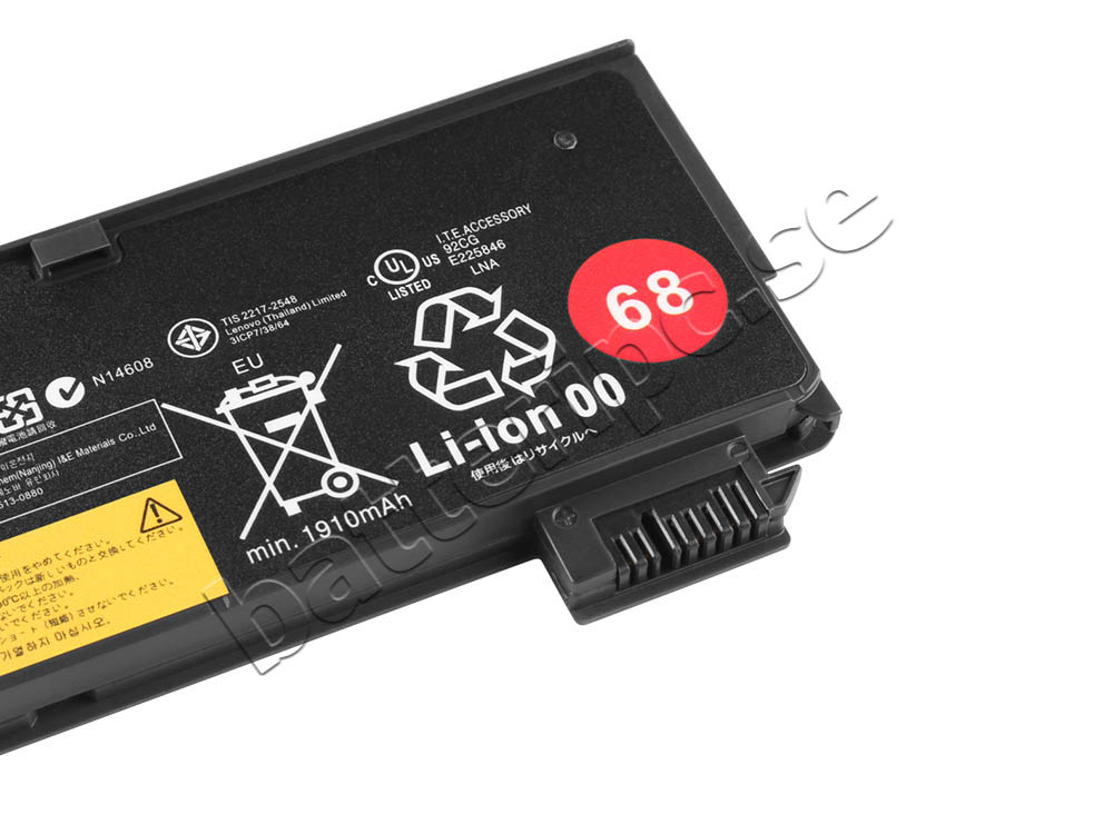 24Whr 3 celler Batterier Lenovo ThinkPad X250 20CM 20CL