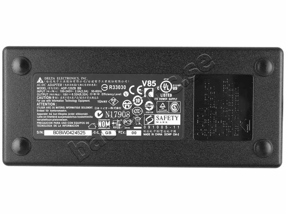 120W Acer AP.12001.009(5.5mm * 1.7mm) AC Adapter Laddare