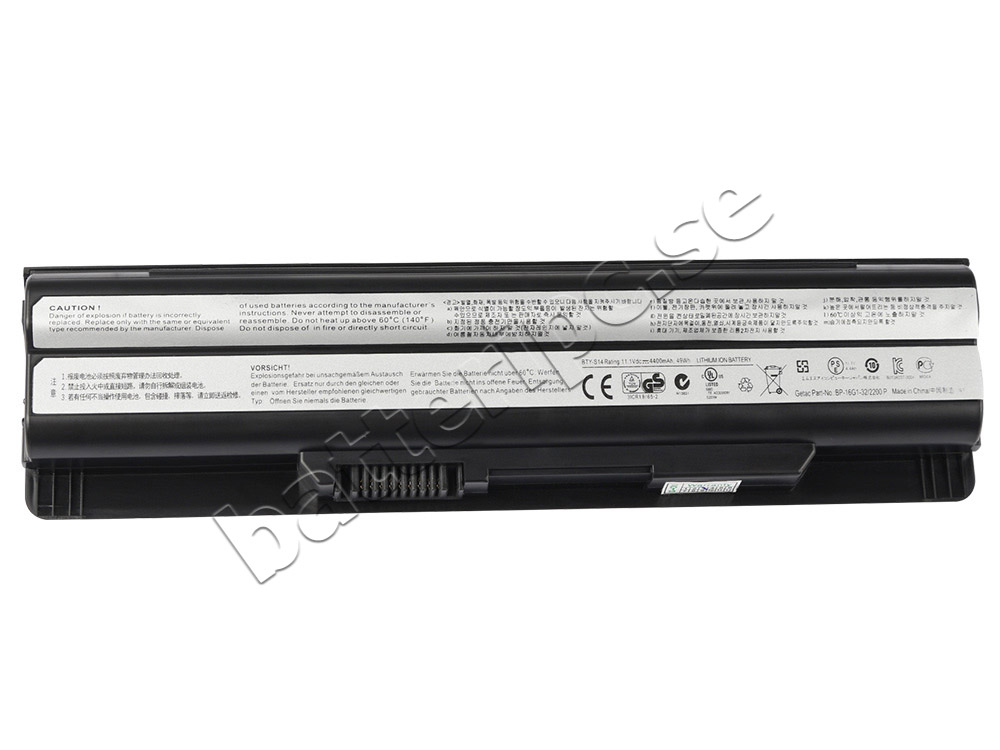 4400mAh Batterier MSI GE60 2PG Apache (GTX 850M)