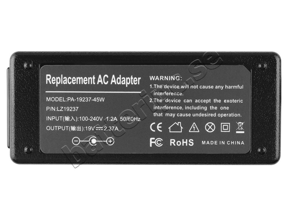 45W AC Adapter Laddare Medion Akoya E1317T E1318T