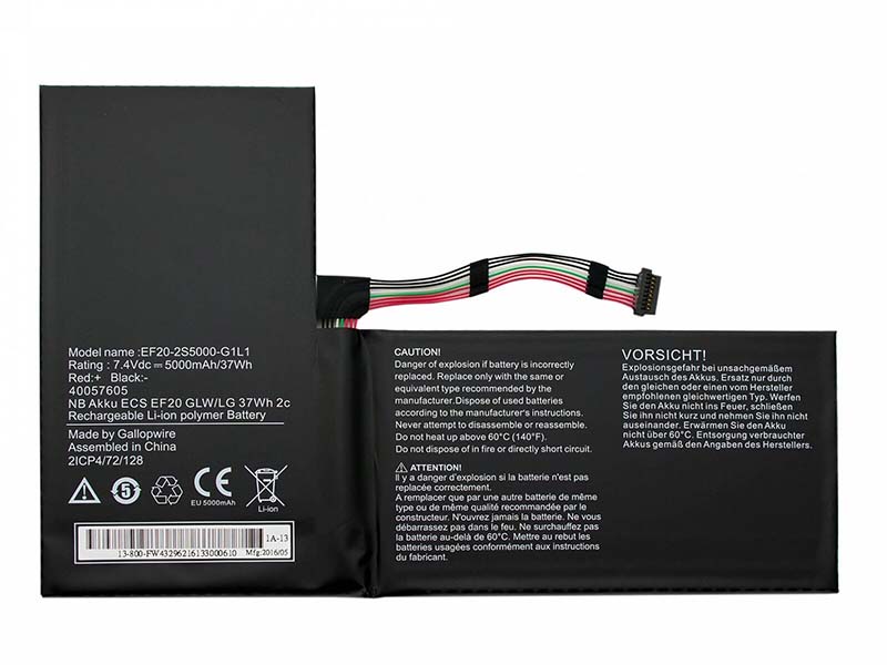 Batterier Medion Akoya S2218 MD 99910 5000mAh 37Wh