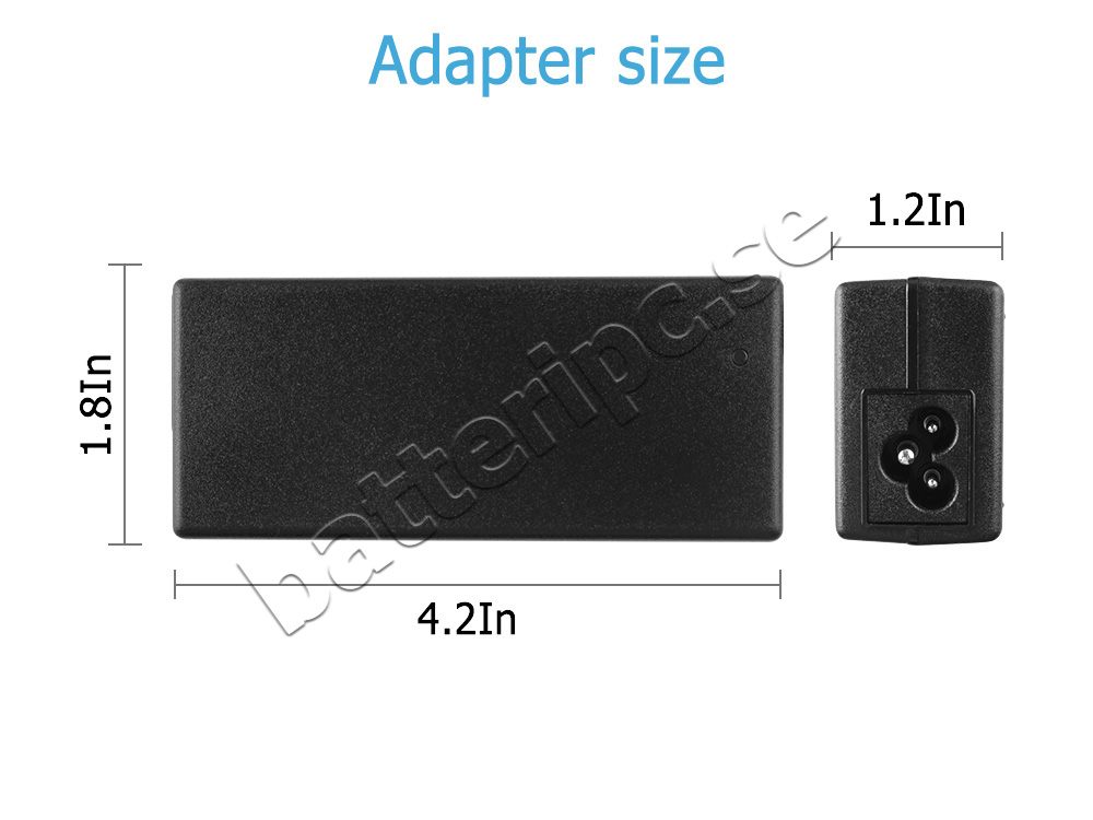Original 65W AC Adapter Laddare Packard Bell MX51-204 MX51-205