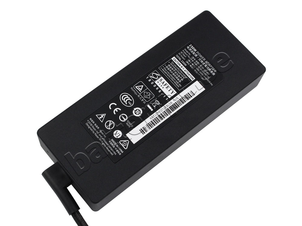 Original 230W Laddare Razer Blade 14 RZ09-0427EEM3-R3U1 AC Adapter + Kabel