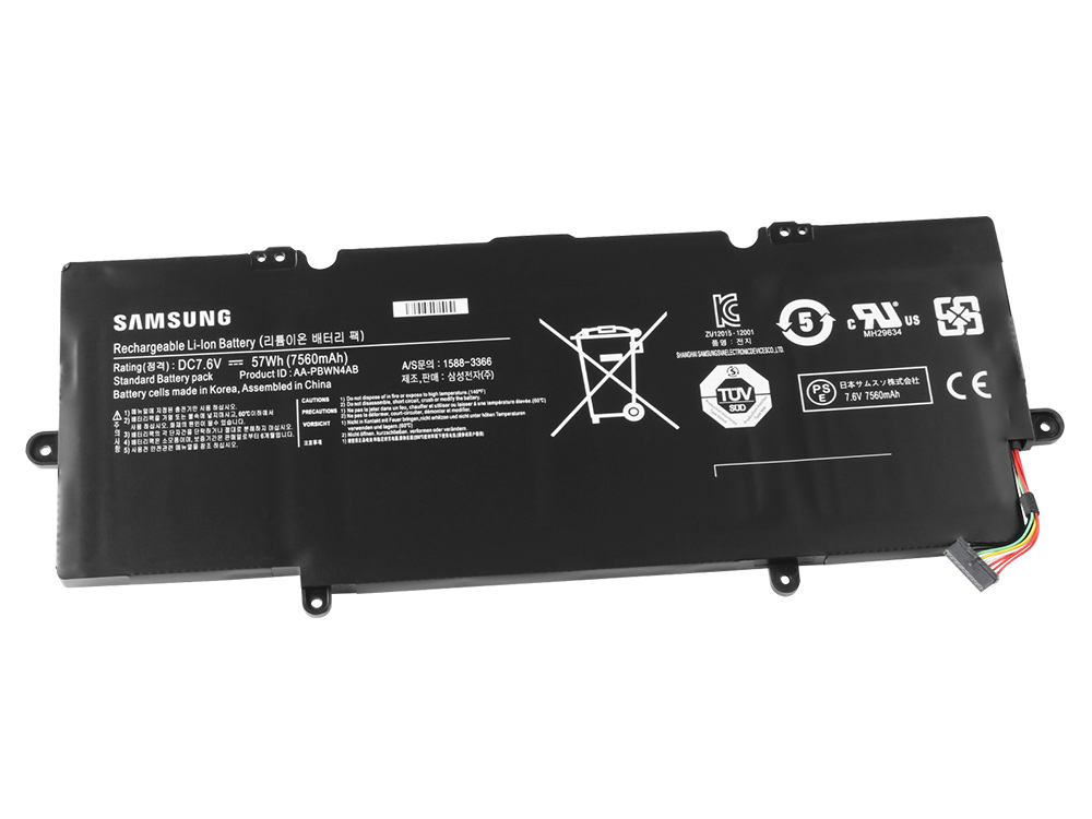 57Whr Samsung NP540U4E-K01FR NP540U4E-K02FR Original Batterier