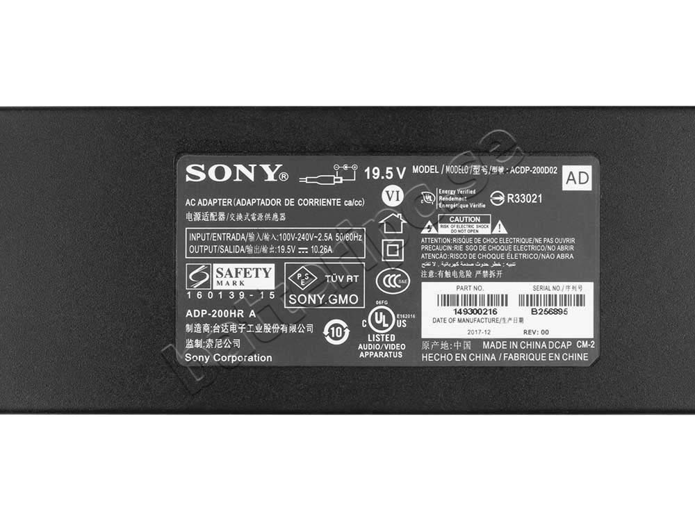 Original 200W Sony KD-49XE9005 KD49XE9005 AC Adapter Laddare