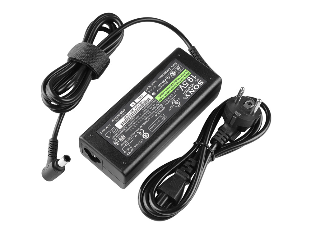 Original 65W AC Adapter Laddare Sony SVF1421X2EB SVF1421X2EW