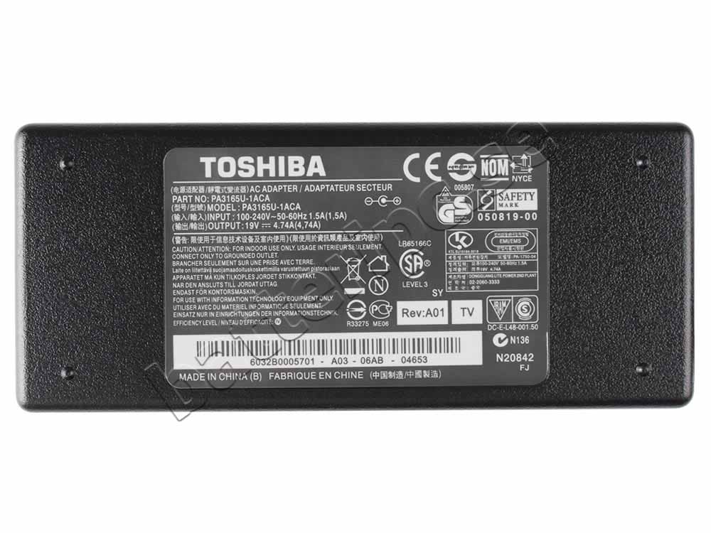 90W Toshiba G71C000DX110 Original AC Adapter Laddare