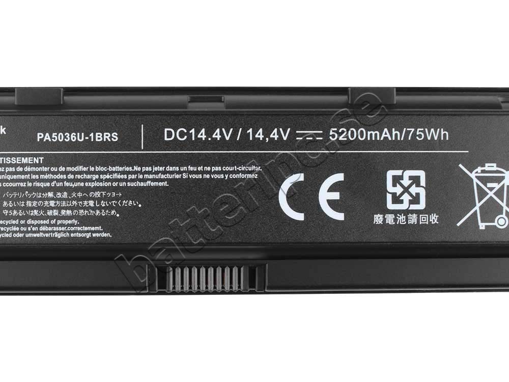 3000mAh Batterier Toshiba Qosmio X70-A-10W X70-A-138 X875-Q7290