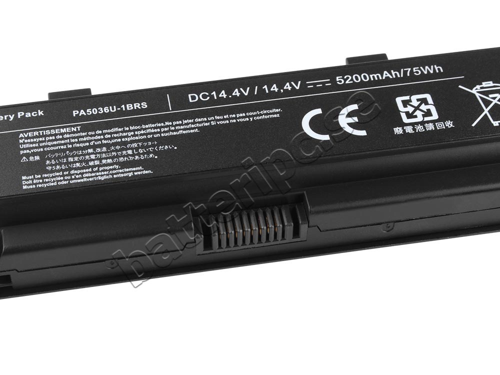 3000mAh Batterier Toshiba Qosmio X70-A-10W X70-A-138 X875-Q7290