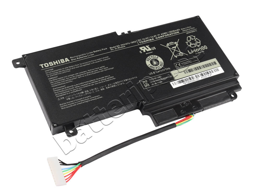 43Whr Batterier Toshiba Satellite L50-A-1DE L50D-ABT2N22 L50-ABT3N22