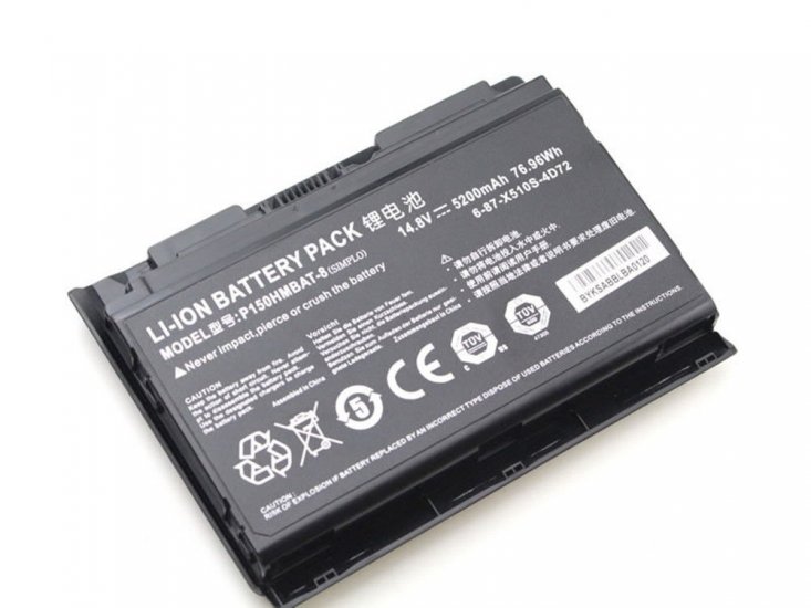 Batterier Original SAGER P150HMBAT-8 5200mAh 76.96Whr